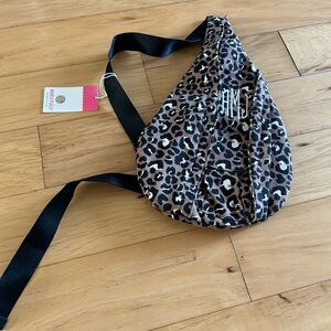Brand new MarleyLilly monogrammed sling bag